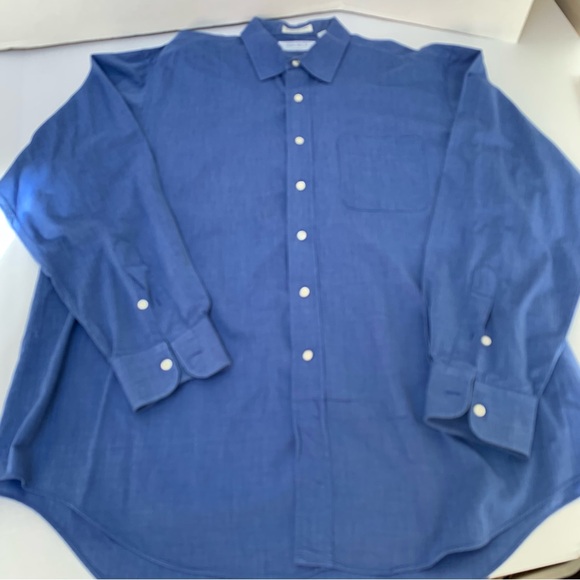 jules Pilch Other - Classic Blue Dress Shirt for Men Jules Pilch Size 17-33